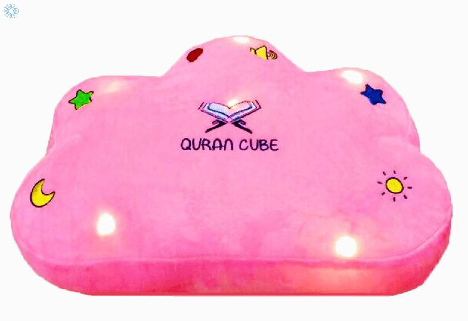 Essentials › Educational Resources › Qur'an Cube Quran & Dua Pillow Pink